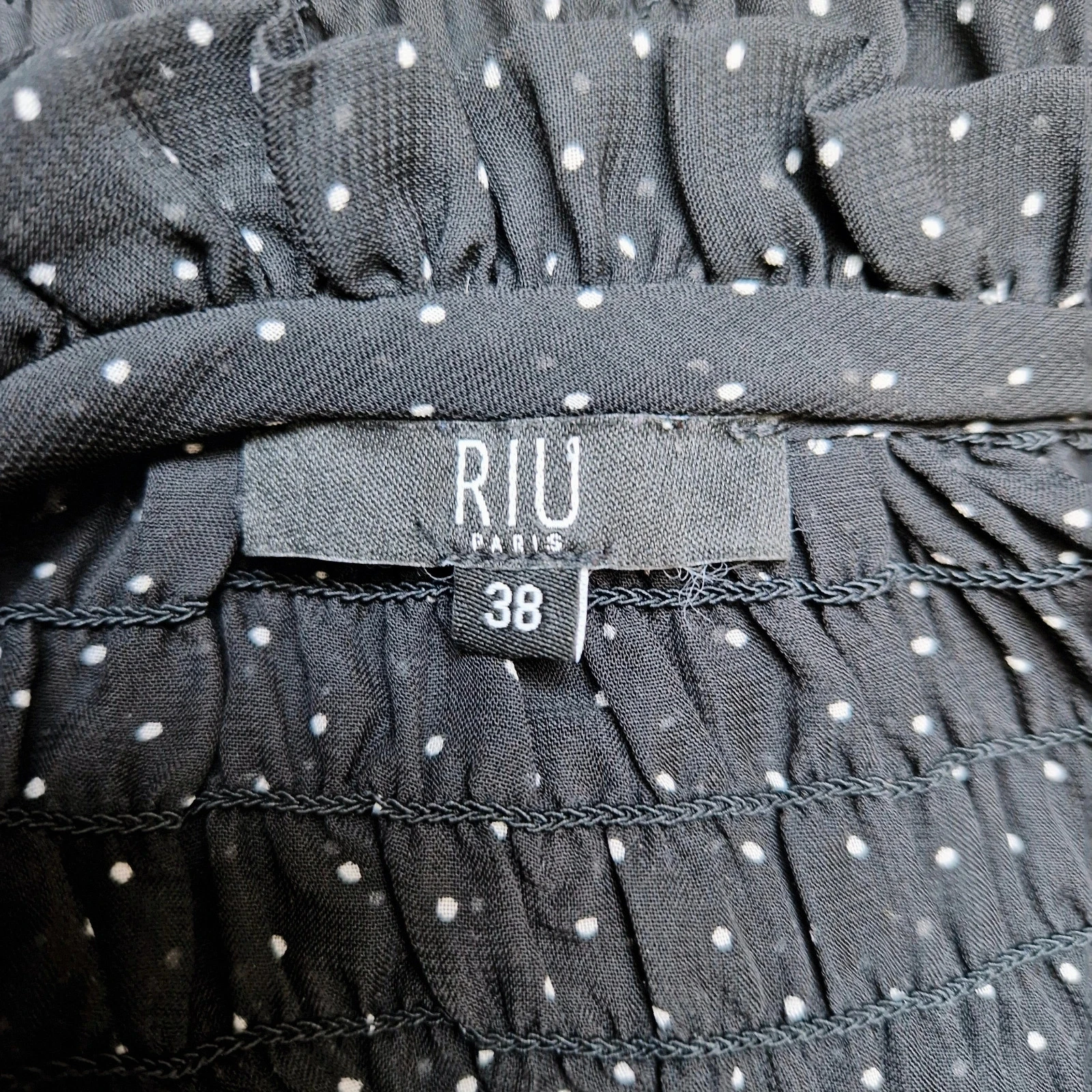 Blusa transparente con lunares – photo 4
